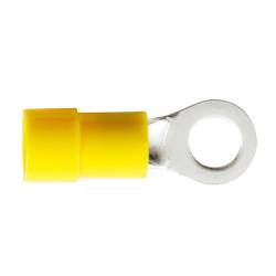 Pack 100ud. Terminales puntera para conductor de cobre Cembre forma de anillo 4-6mm M5 amarillo GF-M5