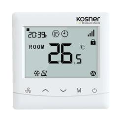Termostato programable Kosner wifi conexión cable 3 velocidades