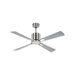 Ventilador de Techo sin Luz Silencioso 17W ECO Neo III Blanco y Plata