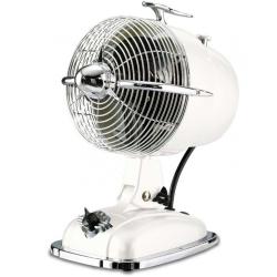 Ventilador de Mesa Pequeño Portátil y Silencioso 24W Retro Blanco