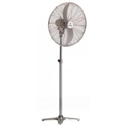 Ventilador de Pie Potente 123W Stand Eco Gris Plateado