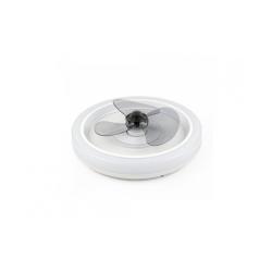 Ventilador de Techo Silencioso sin Aspas con Luz LED y Mando a Distancia 18,5W Noaton Dorado
