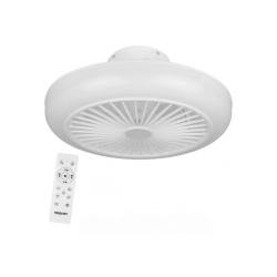 Ventilador de Techo Silencioso sin Aspas con Luz LED y Mando a Distancia 24W Noaton Polaris Blanco