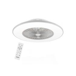 Ventilador de Techo sin Aspas Silencioso con Luz LED y Mando a Distancia 26W Vega Gris