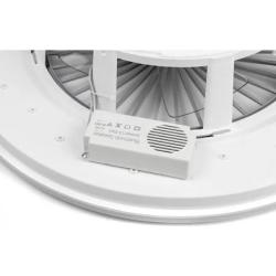 Ventilador de Techo sin Aspas Silencioso con Luz LED y Mando a Distancia 26W Vega Gris