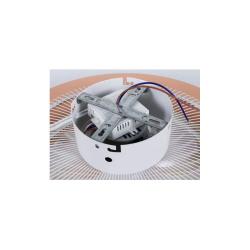 Ventilador de Techo sin Aspas Silencioso con Luz LED y Mando a Distancia 26W Callisto Rosa