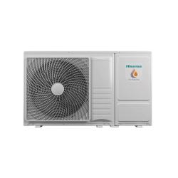 Kit Aerotermia con Placas Solares Deye 10kW con bomba de calor Hisense Bibloc Mural 6kW y material de instalación