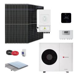 Kit Aerotermia con Placas Solares Deye 8kW con bomba de calor Genia Air Max 4 Inalambrico 5,6kW