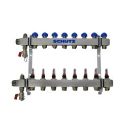 Colector Acero Inoxidable 11 circuitos Suelo Radiante Schutz