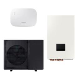 Bomba de Calor Aerotermia 8kW Samsung EHS Mono Alta Temperatura Quiet R32 con Hidrokit Mural 2 Zonas y Wi-Fi