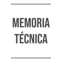 NO INCLUYE Memoria Técnica Ayuntamiento