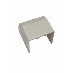 Canaleta para Cables Blanca Tapa Final 40x40