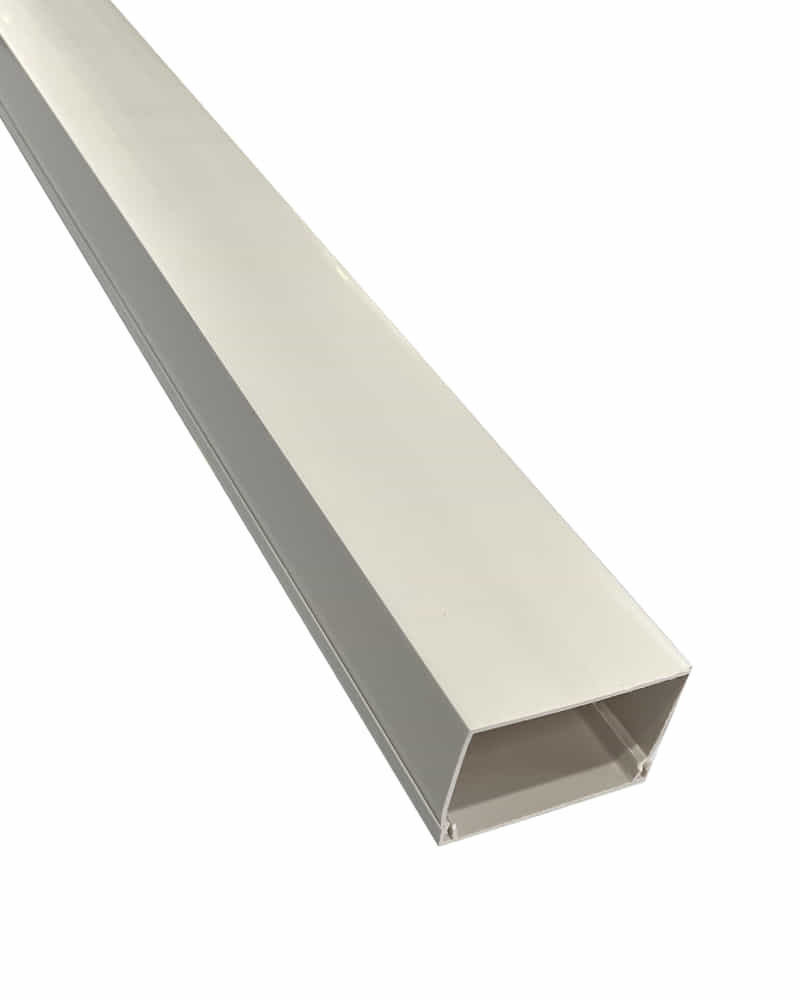 Canaleta Adhesiva para Cables Grande Blanca 80x50 1.45m