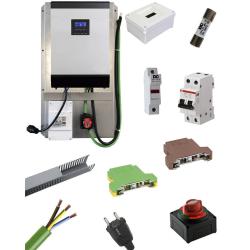 Inversor Cargador Voltronic 5000W 24V premontado con protecciones