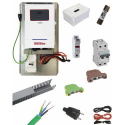 Inversor Cargador 5500W 48V Tensite One Litio Pylontech premontado con protecciones