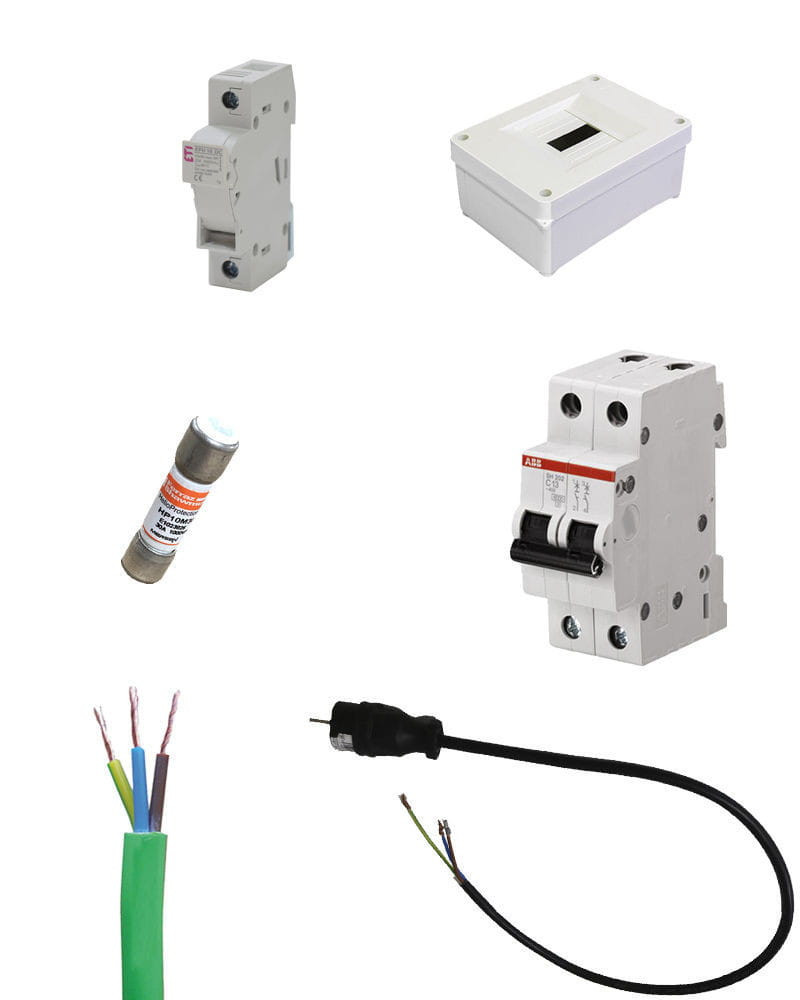 Kit Material Eléctrico 3000W Para Brackets