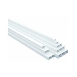 Canaleta para Cables Blanca + Tapa y Ángulos 40x40 3mt