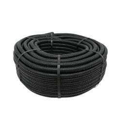 Tubo Corrugado Exterior 25mm Negro PVC 75m (1 rollo)